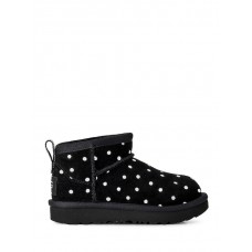 UGG μπότα Classic Ultra παιδική 1180422T-BLK μαύρη